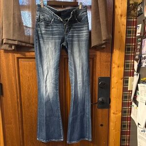 Buckle black label Blue Flare Wide Leg Jeans